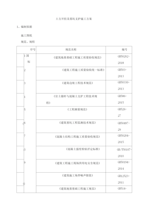 土方开挖与基坑支护施工方案(1).docx