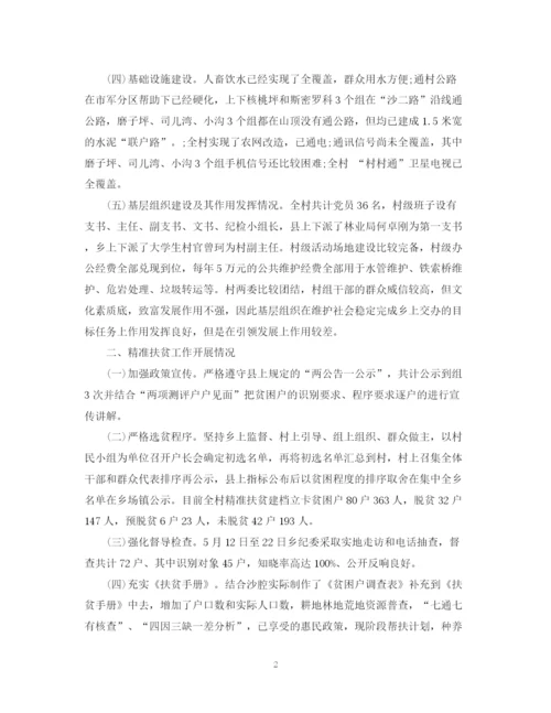 2023年精准脱贫自查报告范文.docx