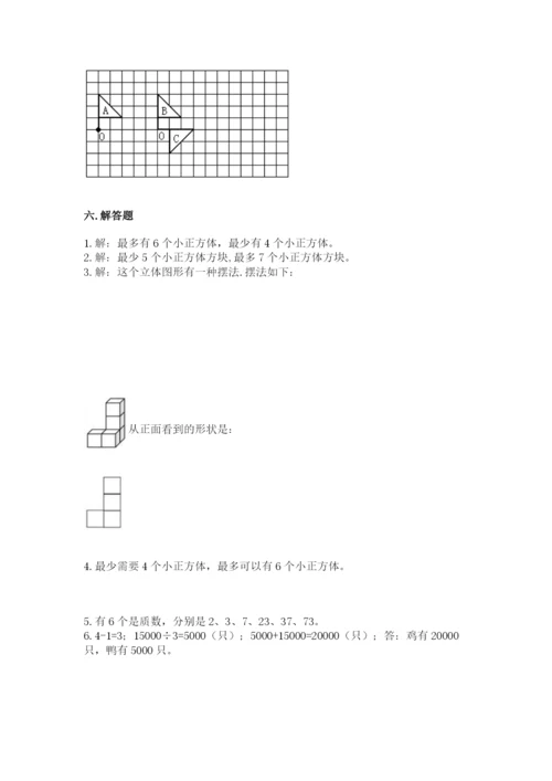 人教版五年级下册数学期末测试卷（突破训练）word版.docx