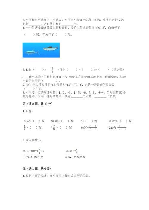 小学数学六年级下册竞赛试题及一套完整答案.docx