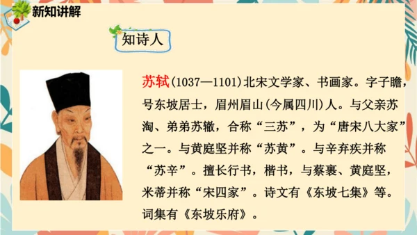 统编版六年级语文下册古诗词诵读9浣溪沙课件-