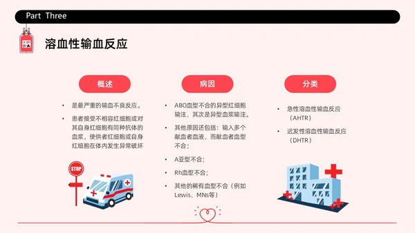 红色简约插画输液不良反应企业培训PPT课件护理不良事件