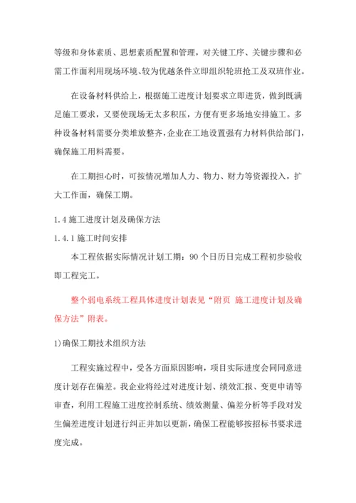 弱电综合标准施工专业方案.docx