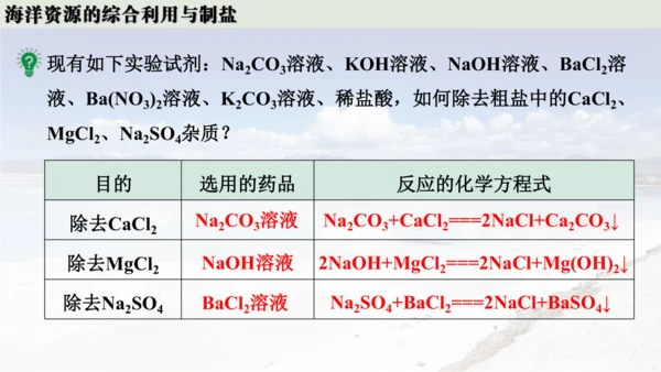 跨学科实践活动8  海洋资源的综合利用与制盐课件(共39张PPT内嵌视频)