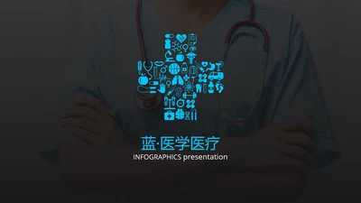 框架完整医学报告医院宣传医疗PPT模板