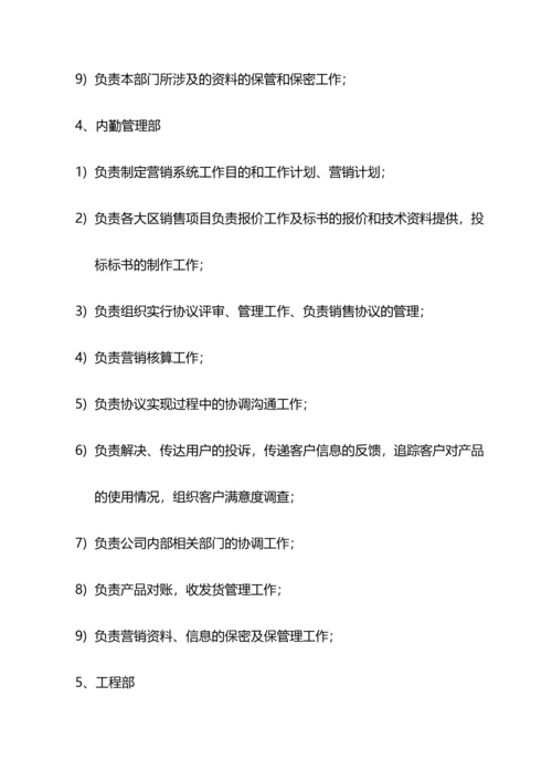 营销中心组织架构及规章制度.docx