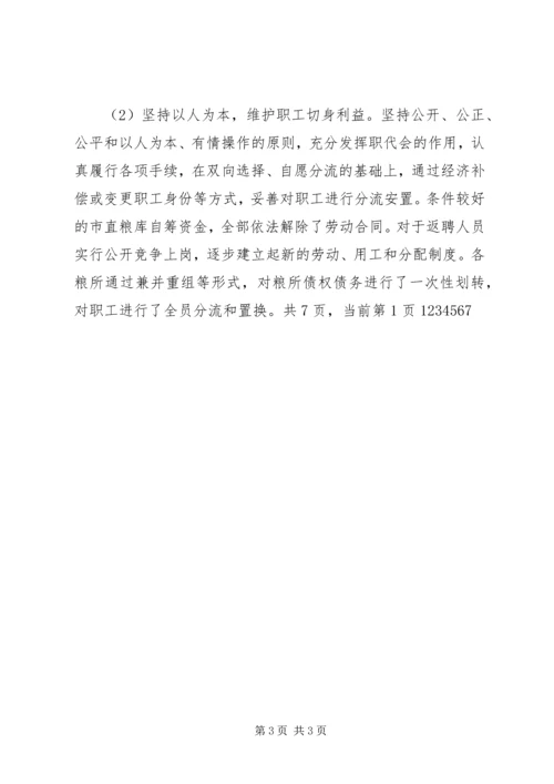 市粮食局工作总结及工作计划 (5).docx