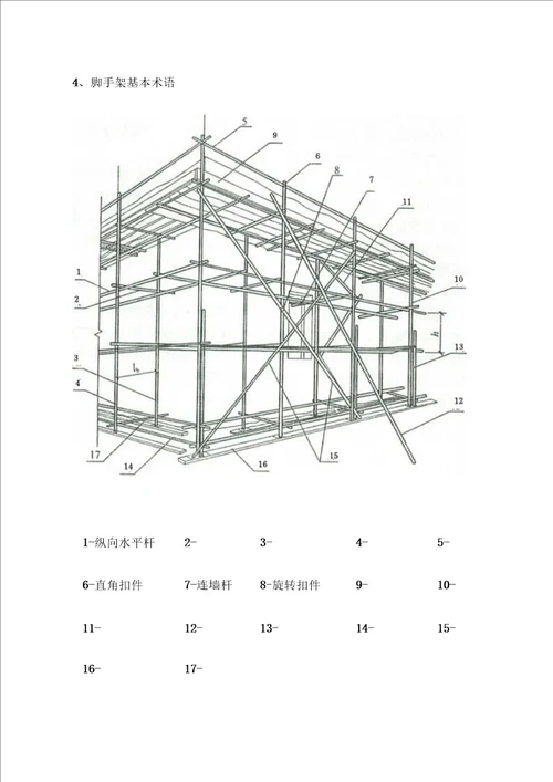 建筑施工扣件式钢管脚手架安全技术规范考试题