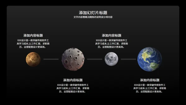 企业商业项目融资计划书太空地球通用PPT模板