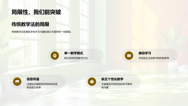 创新教学法探讨PPT模板