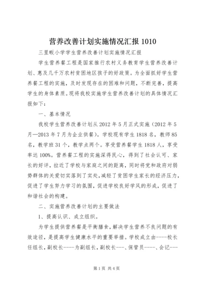 营养改善计划实施情况汇报1010 (4).docx