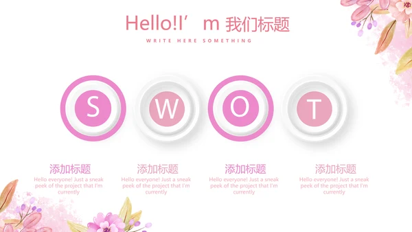 粉色小清新唯美美容护肤宣传动态PPT