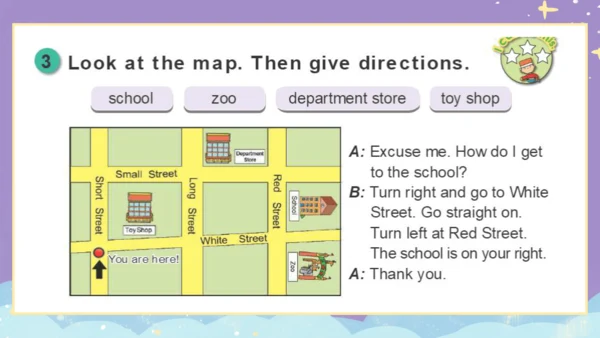 Module 10 Unit 2   Go straight on. 课件(共24张PPT)