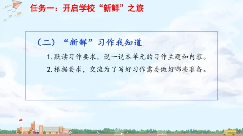 单元起始课：开启校园“新鲜”之旅 课件