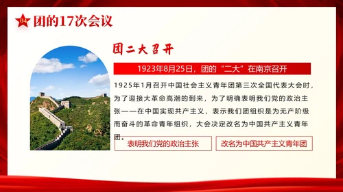 中国共青团发展史历程团课共青团团课PPT课件