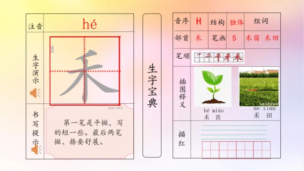 【拼音生字宝典】统编版语文一上第一单元生字课件(共38张PPT)