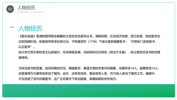 吴谦医书古代名人介绍PPT