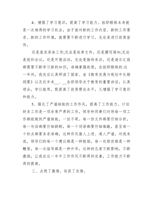 个人挂职锻炼工作总结心得体会.docx