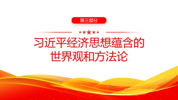 深刻领悟经济思想历史理论逻辑通用PPT模板