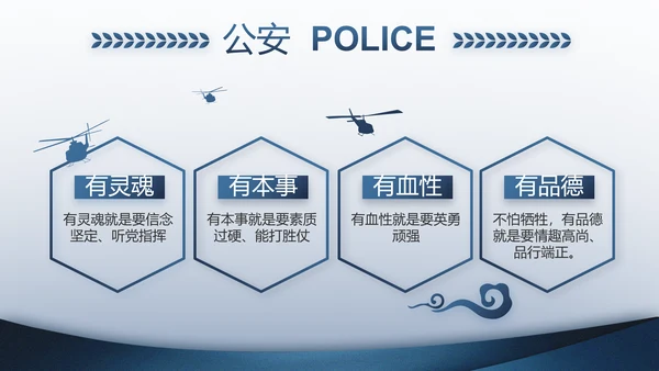 警察教育整顿心得体会动态PPT模板