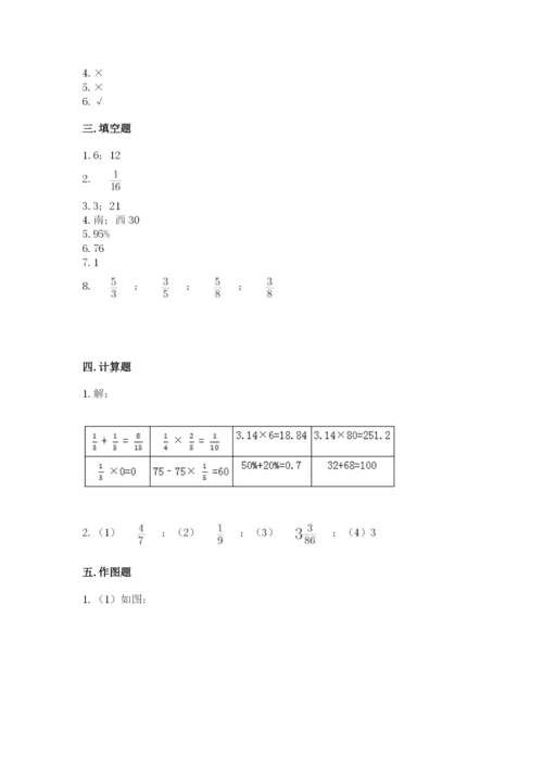 六年级数学上册期末考试卷加答案解析.docx
