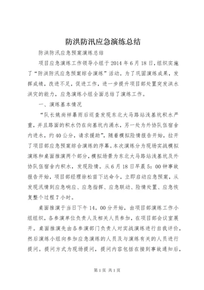 防洪防汛应急演练总结_3.docx