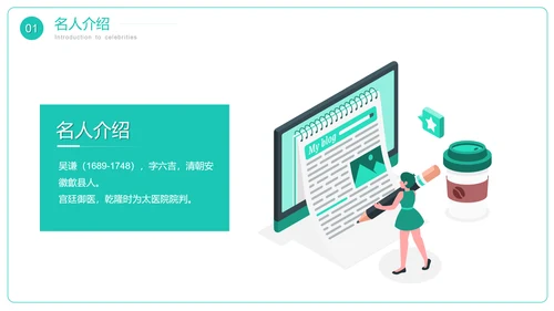 吴谦医书古代名人介绍PPT