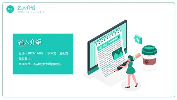 吴谦医书古代名人介绍PPT