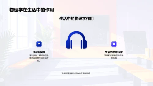 物理学在生活中的应用PPT模板