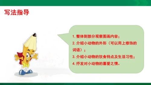 部编版二年级语文看图写话写动物课件