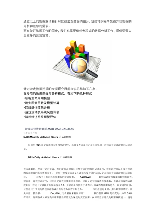游戏运营的数据分析.docx
