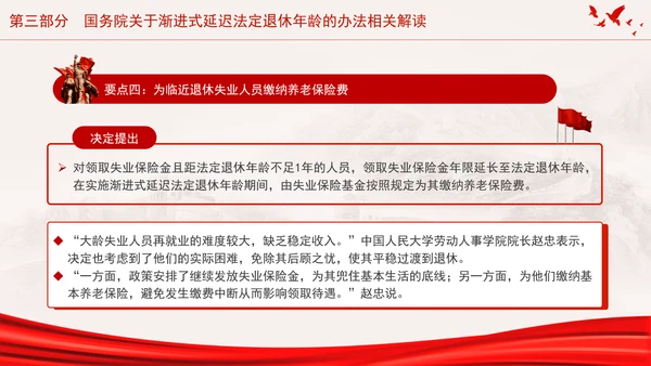 全国人大常委会关于实施渐进式延迟法定退休年龄的决定专题党课PPT