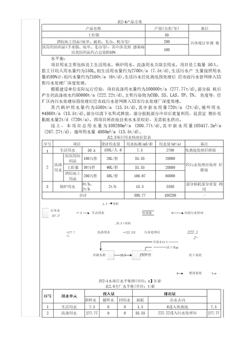 XX公司洗涤服装、酒店布草、医用纺织品等服务项目环境影响报告表