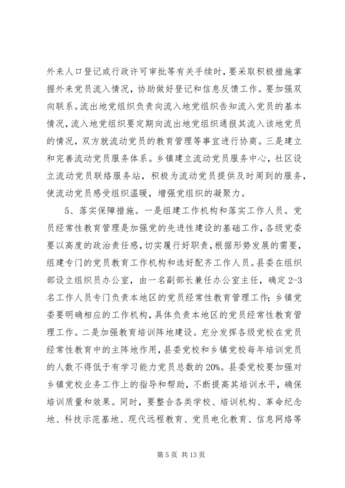 建立保持共产党员先进性长效机制的意见.docx