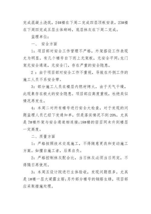 2023监理例会会议纪要范文_1.docx
