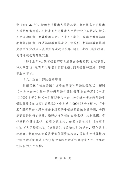 干部教育培训计划 (5).docx