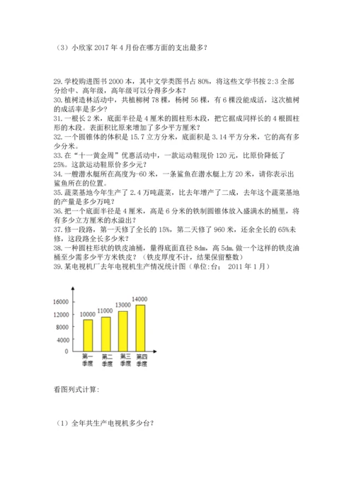 小升初数学应用题50道（有一套）.docx