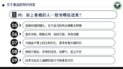 国际禁毒日珍爱生命远离禁毒教育知识PPT模板