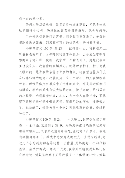 小练笔作文100字.docx