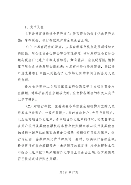 资产清查工作审计方案 (6).docx