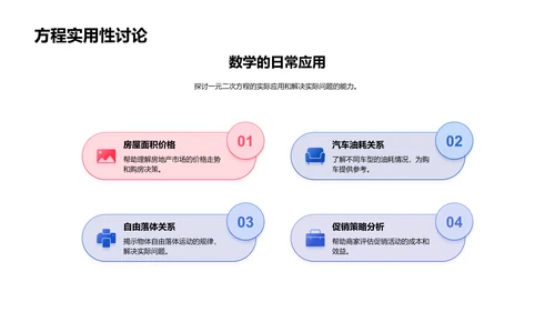 一元二次方程讲解PPT模板