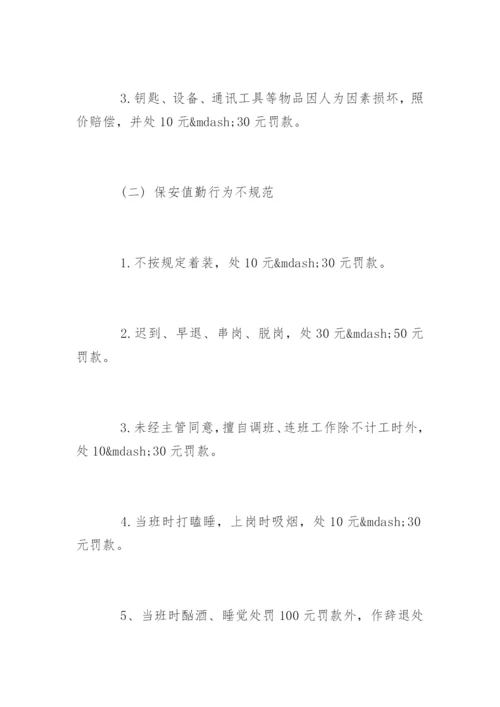 保安奖惩制度_保安奖惩制度明细.docx