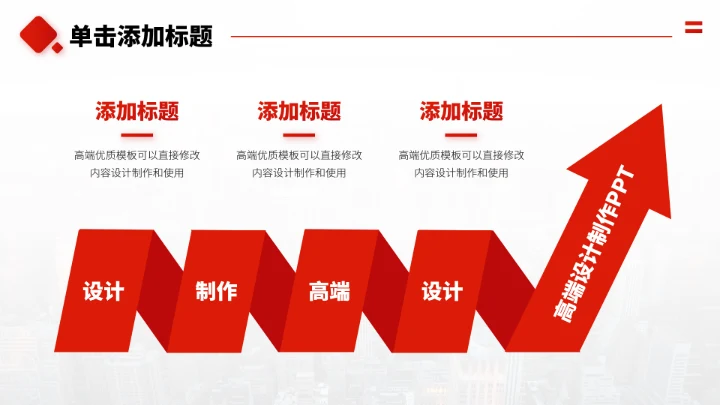 红色人力资源教育培训PPT模板