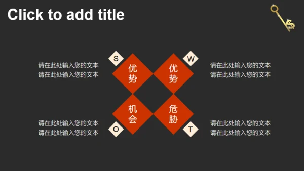 金钥匙金融问题解决方案通用PPT模板