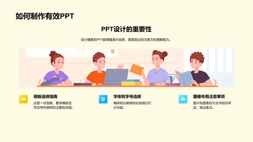 专科答辩应对技巧PPT模板