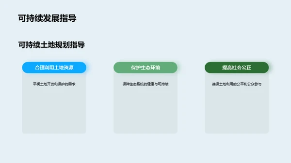 实现土地绿色转型