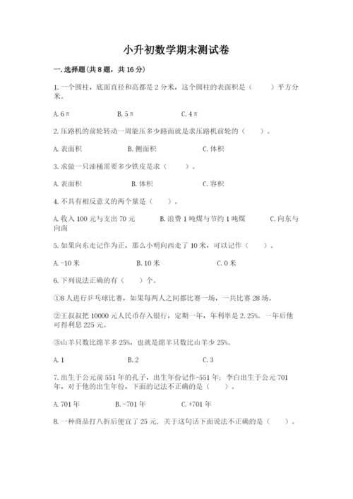 小升初数学期末测试卷（综合卷）.docx