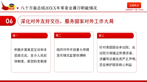 全国两会政协会议工作报告学习解读党政党课PPT