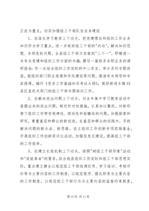 全县组织工作要点 (2).docx