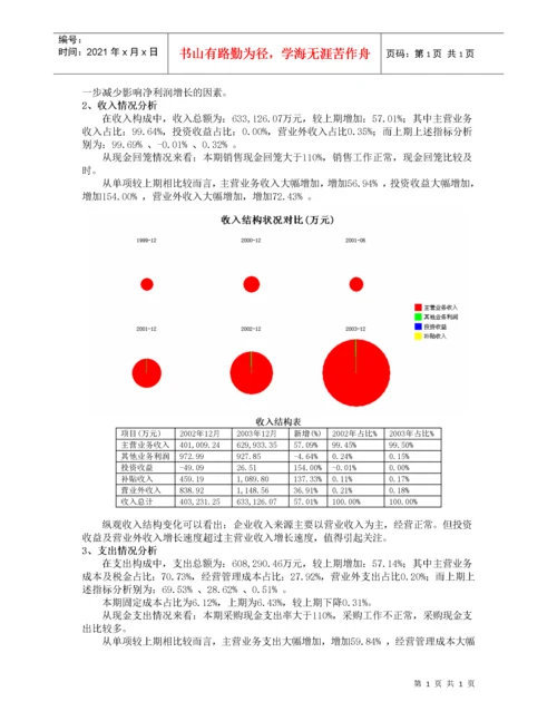 现金流量状况分析报告.docx